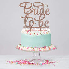 Load image into Gallery viewer, Bride to Be Cake Topper | Bridal Shower Party Decorations
