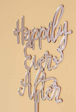 Load image into Gallery viewer, Happily Ever After Cake Topper | Bridal Shower, Engagement 
