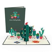 Load image into Gallery viewer, Lovepop Holiday Cactus Pop Up Card - 3D Cards, Holiday Pop Up Card, Christmas Pop Up Card, 3D Christmas Card, Merry Christmas Card - CHARMERRY
