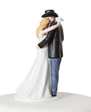 Load image into Gallery viewer, Cowboy Bride and Groom | Fun Wedding Cake Topper  | Charmerry
