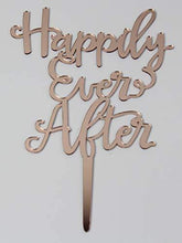 Load image into Gallery viewer, Happily Ever After Cake Topper | Bridal Shower, Engagement 
