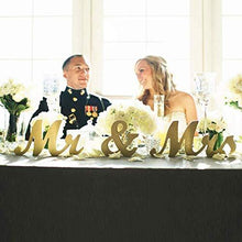 Load image into Gallery viewer, Mr. and Mrs. Rustic Wooden Vintage Wedding Table Signs | Rustic Party Table Wedding Decorations - CHARMERRY
