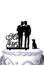 Load image into Gallery viewer, dog-wedding-cake-topper-men
