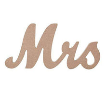 Load image into Gallery viewer, Mr. and Mrs. Rustic Wooden Vintage Wedding Table Signs | Rustic Party Table Wedding Decorations - CHARMERRY
