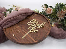 Load image into Gallery viewer, Bride to Be Cake Topper | Bridal Cake Topper | Bride to Be Gold Topper - CHARMERRY
