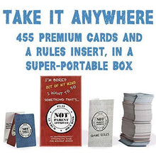 Load image into Gallery viewer, Not Parent Approved: A Fun Card Game for Kids, Tweens, Teens, Families and Mischief Makers - The Original, Hilarious Family Party Game - CHARMERRY
