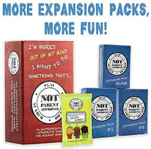 Load image into Gallery viewer, Not Parent Approved: A Fun Card Game for Kids, Tweens, Teens, Families and Mischief Makers - The Original, Hilarious Family Party Game - CHARMERRY
