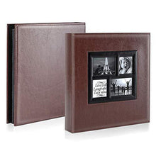 Load image into Gallery viewer, Family Wedding Picture Album (Brown) | Holds 600 Horizontal and Vertical Photos - CHARMERRY
