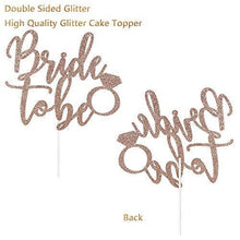 Load image into Gallery viewer, Bride To Be Cake Topper | Engagement | Bridal Shower | Glittery
