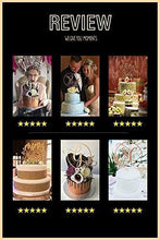 Load image into Gallery viewer, Personalized Wedding Cake Toppers | Mr. and Mrs. | Customize Your Own 
