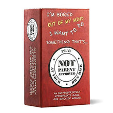Load image into Gallery viewer, Not Parent Approved: A Fun Card Game for Kids, Tweens, Teens, Families and Mischief Makers - The Original, Hilarious Family Party Game - CHARMERRY
