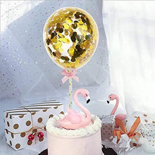 Load image into Gallery viewer, Happy Birthday Cake Toppers |  Happy Birthday Golden Cupcake Topper

