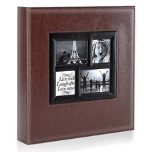 Load image into Gallery viewer, Family Wedding Picture Album (Brown) | Holds 600 Horizontal and Vertical Photos - CHARMERRY
