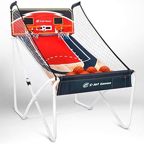 Arcade Basketball Games (Online Battle & Challenge, Shoot Hoops) - Electronic Basketball Arcade Games, Dual Shot / Blue - CHARMERRY