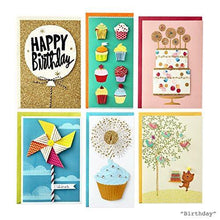 Load image into Gallery viewer, Hallmark All Occasion Handmade Boxed Set of Assorted Greeting Cards with Card Organizer (Pack of 24)—Birthday, Baby, Wedding, Sympathy, Thinking of You, Thank You, Blank - CHARMERRY
