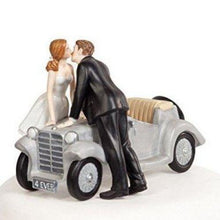 Load image into Gallery viewer, Porcelain Car Wedding Cake Topper | Funny Wedding Cake Topper | Charmerry
