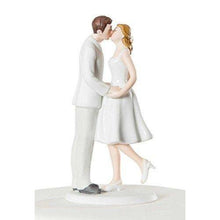 Load image into Gallery viewer, &quot;Leg Pop&quot; Bride and Groom | Funny Wedding Cake Topper | Charmerry
