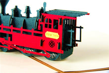 Load image into Gallery viewer, 3D Birthday /Gift /Greeting Card for Railway Train Lover, Kid, Boy, Son - CHARMERRY
