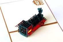 Load image into Gallery viewer, 3D Birthday /Gift /Greeting Card for Railway Train Lover, Kid, Boy, Son - CHARMERRY
