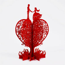 Load image into Gallery viewer, Greeding Cards Love Tree Greeting Card/ 3D Pup Up Card - Charmerry
