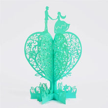 Load image into Gallery viewer, Greeding Cards Love Tree Greeting Card/ 3D Pup Up Card - Charmerry

