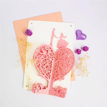 Load image into Gallery viewer, Greeding Cards Love Tree Greeting Card/ 3D Pup Up Card - Charmerry
